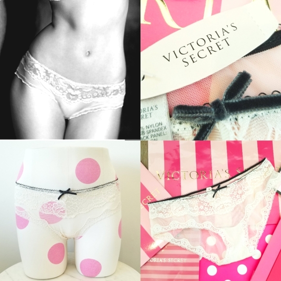 Victoria's Secret Vintage Dream Angels Lace Bikini Panty Low Rise NWT Sheer Mesh - Picture 1 of 14